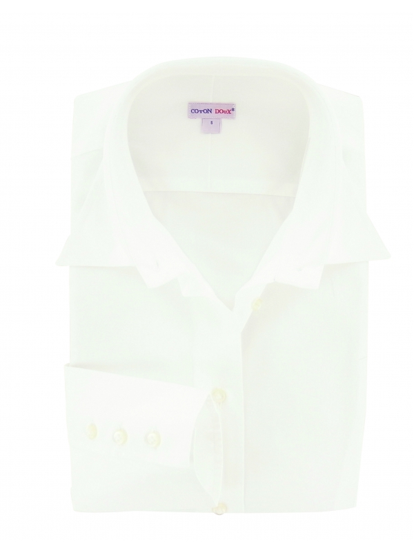 Women's white printed shirt