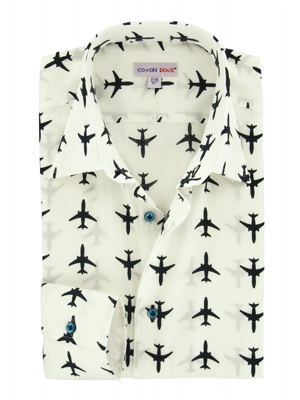 Men's planes regular cut shirt