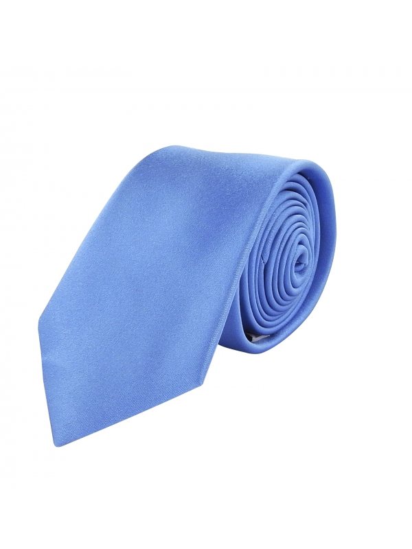 Plain sky blue Tie