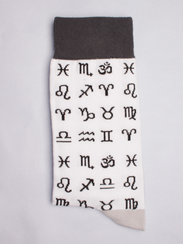 Chaussettes à motifs signes du zodiaque