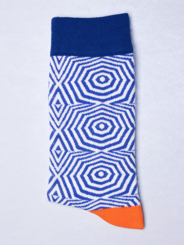 Socks with umbrella pattern