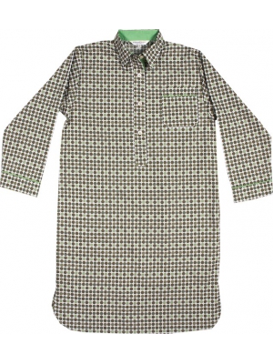 Green dotted nightshirt