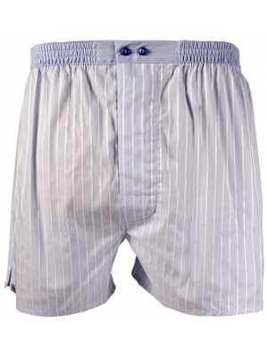 Light blue boxer short with pink stripes