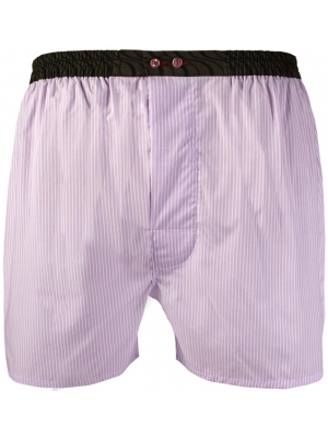 Pink boxer short with stripes