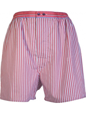 Boxer short with pink stripes