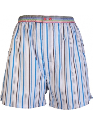 Boxer short with blue stripes