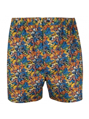 Multicolor boxer short with butterflies pattern