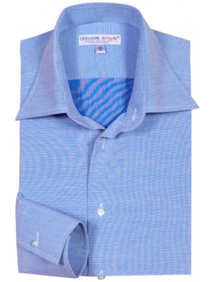 Men's regular blue 3D shirt