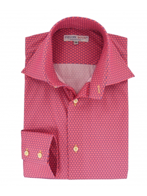 Men's limited edition shirt with pink dots