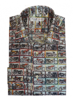 Men's vintage motorbike shirt, limited edition