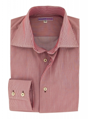 Men's limited edition pink striped shirt