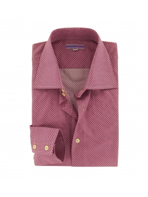 Men's shirt limited edition with pink pattern