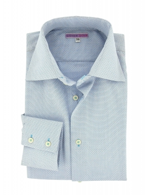 Men's limited edition bright blue shirt