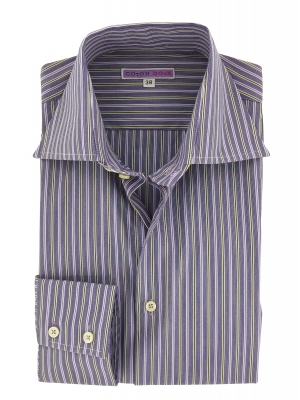Men's purple striped limited edition shirt
