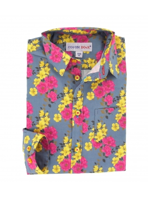 Kids shirt with flowers pattern