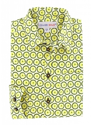 Kids shirt with lemon pattern