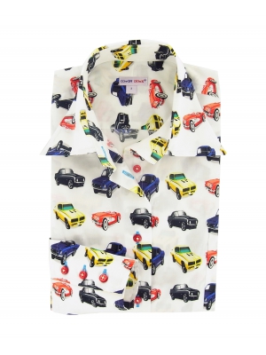 Women's Fitted shirt with AMERICAN MUSCLE CAR pattern