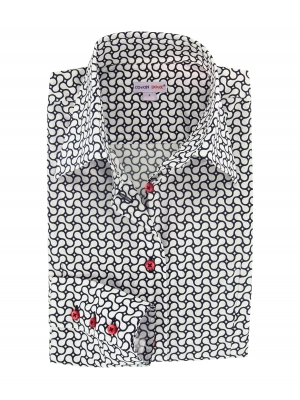 Women's Fitted shirt with PEANUT pattern