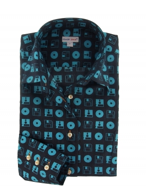 Women's Fitted shirt with DISC pattern