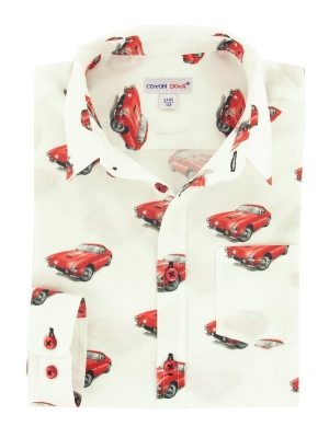 Children's shirt with multicolor American cars