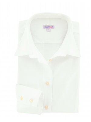 Women's fitted white shirt
