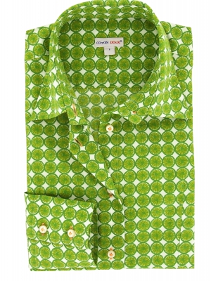 Women's Fitted shirt  with a slice of lemon patterns