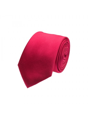 Plain raspberry tie