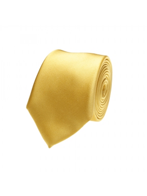 Plain yellow tie