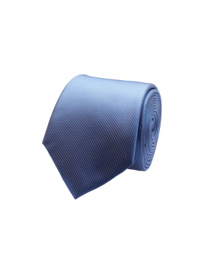 Plain steel blue tie