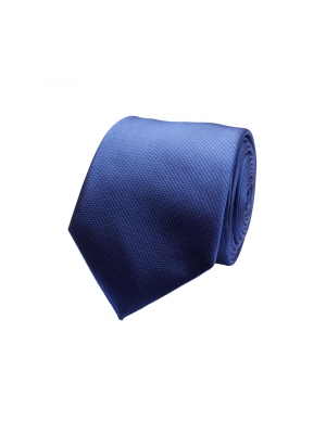 Plain cobalt blue tie
