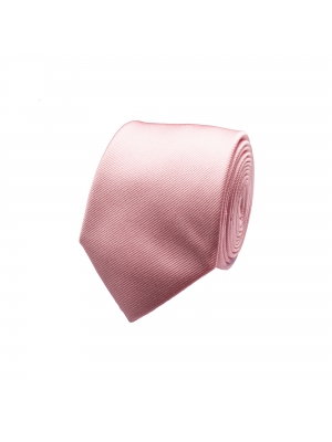 Plain pale pink tie