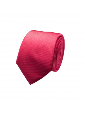 Plain fuchsia tie