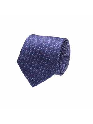 Blue tie with star prints