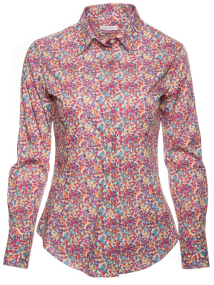 Women's shirt with confettis prints