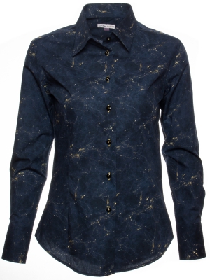 Women's shirt with night view prints