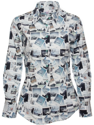 Women's shirt with pictures prints