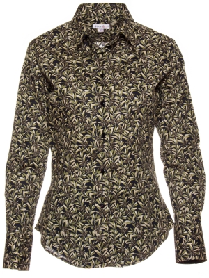 Women's shirt with olive tree print 
