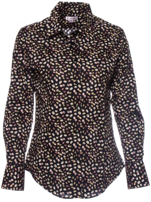 Women's shirt with pistachio nut print 