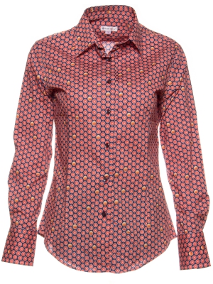 Women's shirt with grapefruit print 