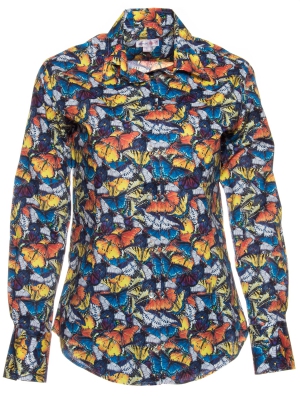 Women's shirt with butterfly
