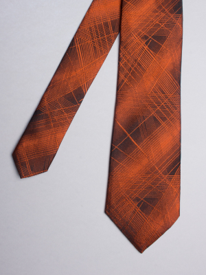 Brick tie with x-ray pattern
