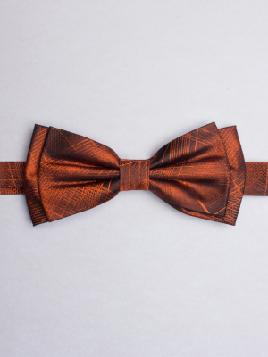 Brick bow tie with x-ray pattern