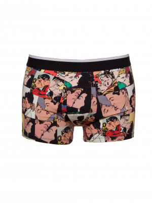 Trunks with kiss print