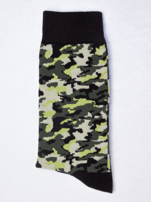 Chaussettes à motif camouflage