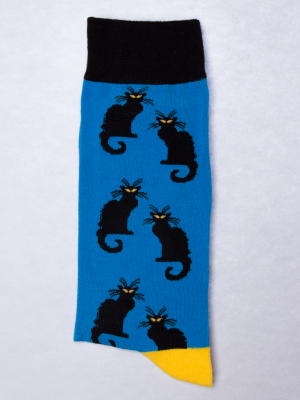 Chaussettes à motifs chats