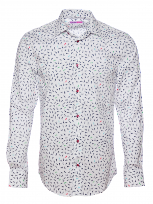 Men's regular shirt with ants print